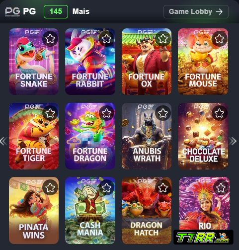 ttrr.com - experimentar diversos jogos